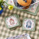 Picture of Tea Tins Coaster 4 Pack - Ulster Weavers