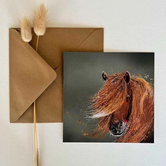 Picture of HORSE BLANK CARD