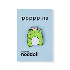 Image de Noodoll Enamel Pin Riceribbit duo, VE-6