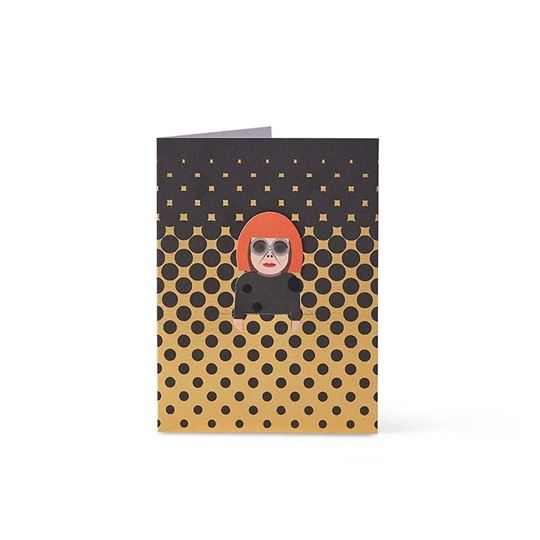 Picture of Noodoll Artist Bookmark Card Auntie Spotty R, VE-6