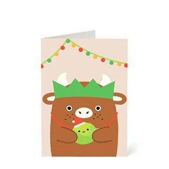 Image de Noodoll Standard Card Ricemoo Xmas , VE-6