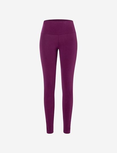 Image sur Yoga Leggings Basic Satya in viola von The Spirit of Om