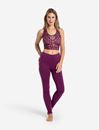 Image sur Yoga Leggings Basic Satya in viola von The Spirit of Om