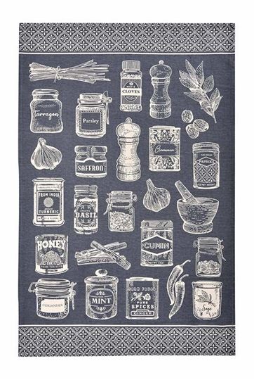 Picture of Herbs & Spices Cotton Tea Towel - Ulster Weavers