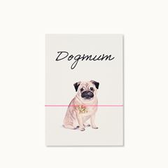 Bild von Armband-Karte: Dogmum - Pug - by vivi.