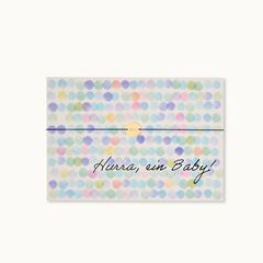 Bild von Armband-Karte: Hurra, ein Baby - Junge - by vivi.
