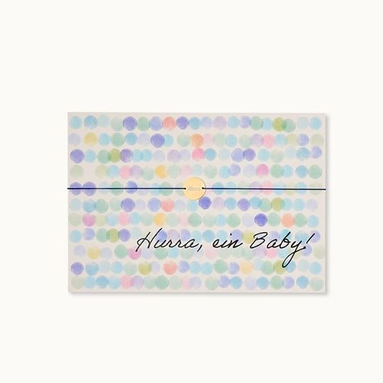 Bild von Armband-Karte: Hurra, ein Baby - Junge - by vivi.