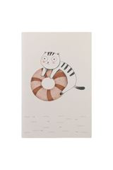 Bild von Notizbuch ROSE SPLASHY CAT
