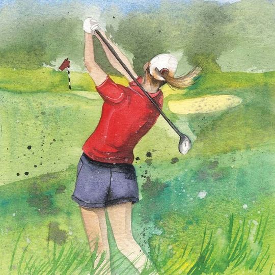 Image sur IN FULL SWING BLANK CARD