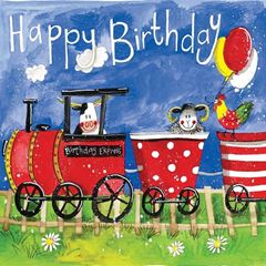 Bild von RUNAWAY TRAIN BIRTHDAY CARD