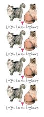 Bild von LARGE LOVABLE LONGHAIRS BOOKMARK
