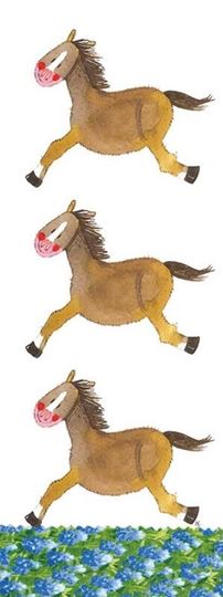 Image sur GALLOPING HORSE BOOKMARK