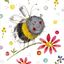 Picture of BEE AND FLOWERS
