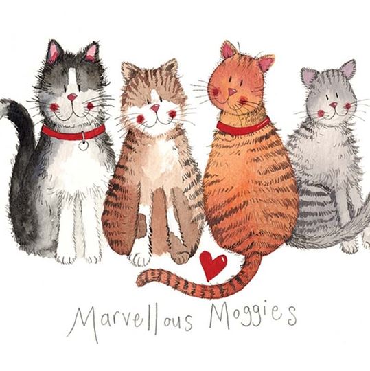 Picture of MARVELLOUS MOGGIES FRIDGE MAGNET