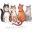Image de MARVELLOUS MOGGIES FRIDGE MAGNET