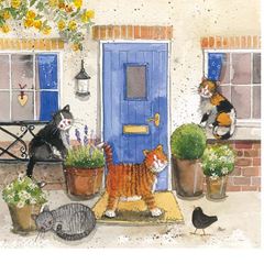 Immagine di FRIENDLY FELINES KEY RING