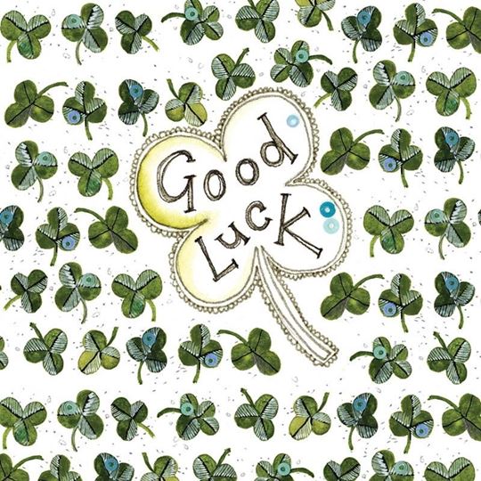 Picture of GOOD LUCK CLOVER CARD