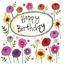 Bild von BIRTHDAY FLOWERS CARD