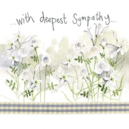 Image sur SYMPATHY FLOWERS CARD