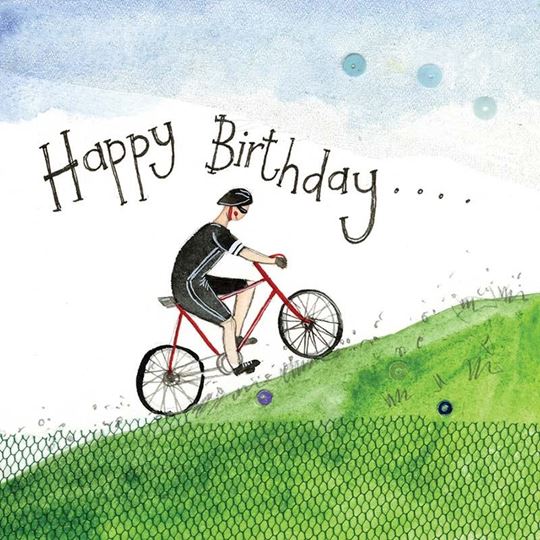 Image sur HILL CLIMB BIRTHDAY CARD
