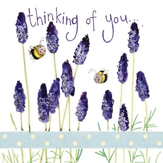Picture of LAVENDER THINKING OF YOU CARD