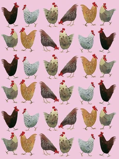 Bild von CHICKENS SMALL CHUNKY NOTEBOOK