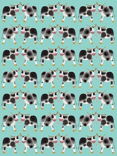 Picture of DAIRY COWS SMALL CHUNKY NOTEBOOK