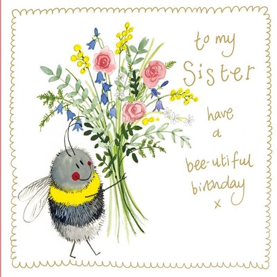 Picture of BEE SISTER SPARKLE CARD