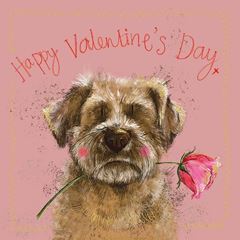Bild von SPRS67 BORDER VALENTINE CARD