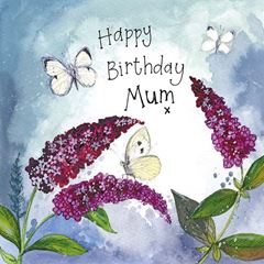 Bild von BUTTERFLIES & BUDDLEIA MUM CARD