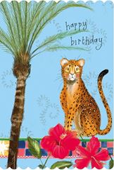 Bild von LEOPARD BIRTHDAY CARD