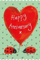 Bild von LOVE BUGS ANNIVERSARY CARD