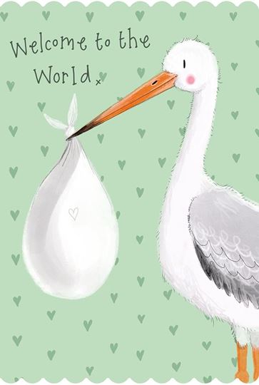 Bild von STORK NEW BABY CARD