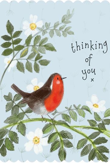 Bild von ROBIN AND ROSE THINKING OF YOU CARD