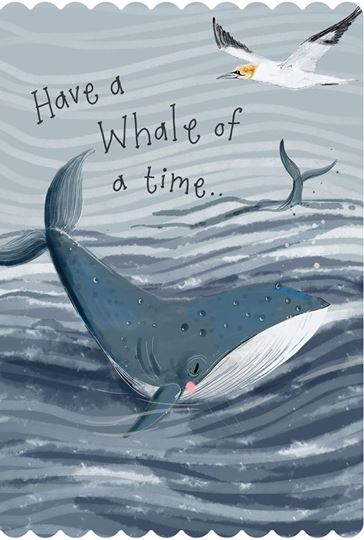 Bild von WHALE BIRTHDAY CARD