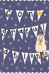 Bild von OWL CONGRATULATIONS CARD
