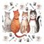 Immagine di CAT AND TEA COASTER