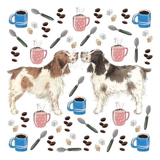 Picture of DOG AND COFFEE COASTER