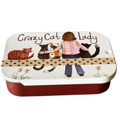 Bild von CRAZY CAT LADY SLIDING LITTLE TIN
