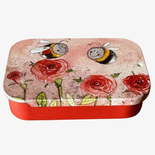 Image sur BEE AND ROSES SLIDING LITTLE TIN