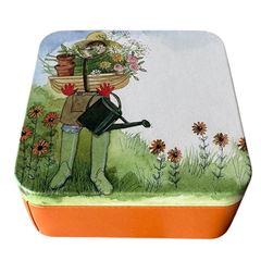 Bild von FLOWER GARDEN MEDIUM SQUARE TIN