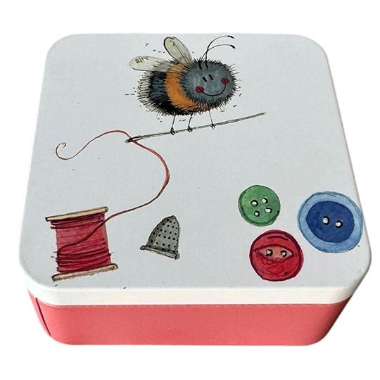 Bild von SEWING BEE MEDIUM SQUARE TIN