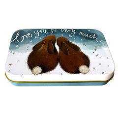 Bild von BUNNY LOVE SMALL RECTANGULAR TIN