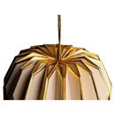 Picture of Papieranhänger 6 cm sand & gold