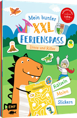 Bild von Mein bunter XXL-Ferienspass: Dinos und Ritter – 3 Kreativbücher im Bundle