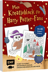 Bild von Mein zauberhafter Kreativblock für Harry Potter-Fans – Mit 40 Motiven zum Aus- u