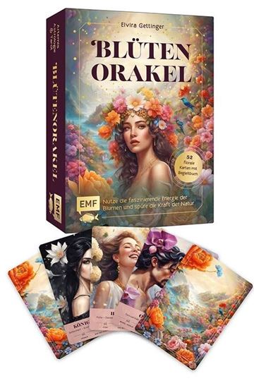 Immagine di Gettinger, Elvira: Orakel-Karten-Set: Blütenorakel | Nutze die faszinierende Ene