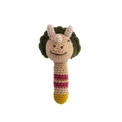 Picture of Crochet Rattle Triceratops, VE-5