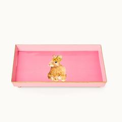 Bild von Deko Tablett Hasi Pink - by vivi.