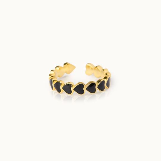 Image sur Ring The Heart Black - by vivi.